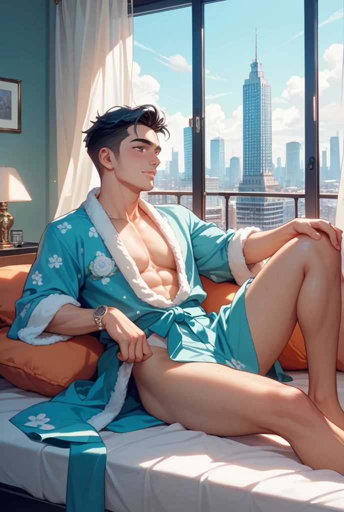 (RAW photo, best quality), (realistic, photo-realistic:1.3), masterpiece, an extremely manly and masculine, extremely detailed, CG, unity , 2k wallpaper, Amazing, finely detail, extremely detailed CG unity 8k wallpaper, huge filesize, ultra-detailed, highres, absurdres, soft light, pietroboselli person, tan skin, detailed fingers, extremely detailed eyes and face, beautiful detailed nose, beautiful detailed eyes, light on face, looking at viewer, (1man, mature face), realistic face, realistic body, underwear, shirtless, big bulge on underwear, big rounded ass