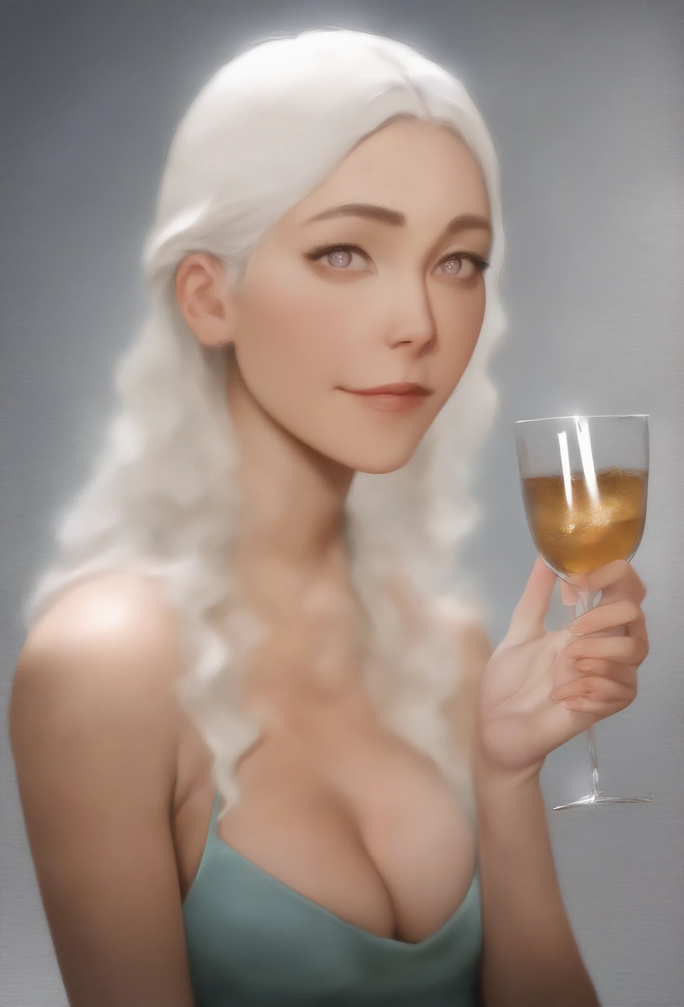 Naked Elsa,Nude with cowboy belt and holster,Watch on wrist,Drunk,hiccups,indoor,Directing the viewer's gaze,Cowboy Shot,Lying in bed,Ultra-high resolution,16K