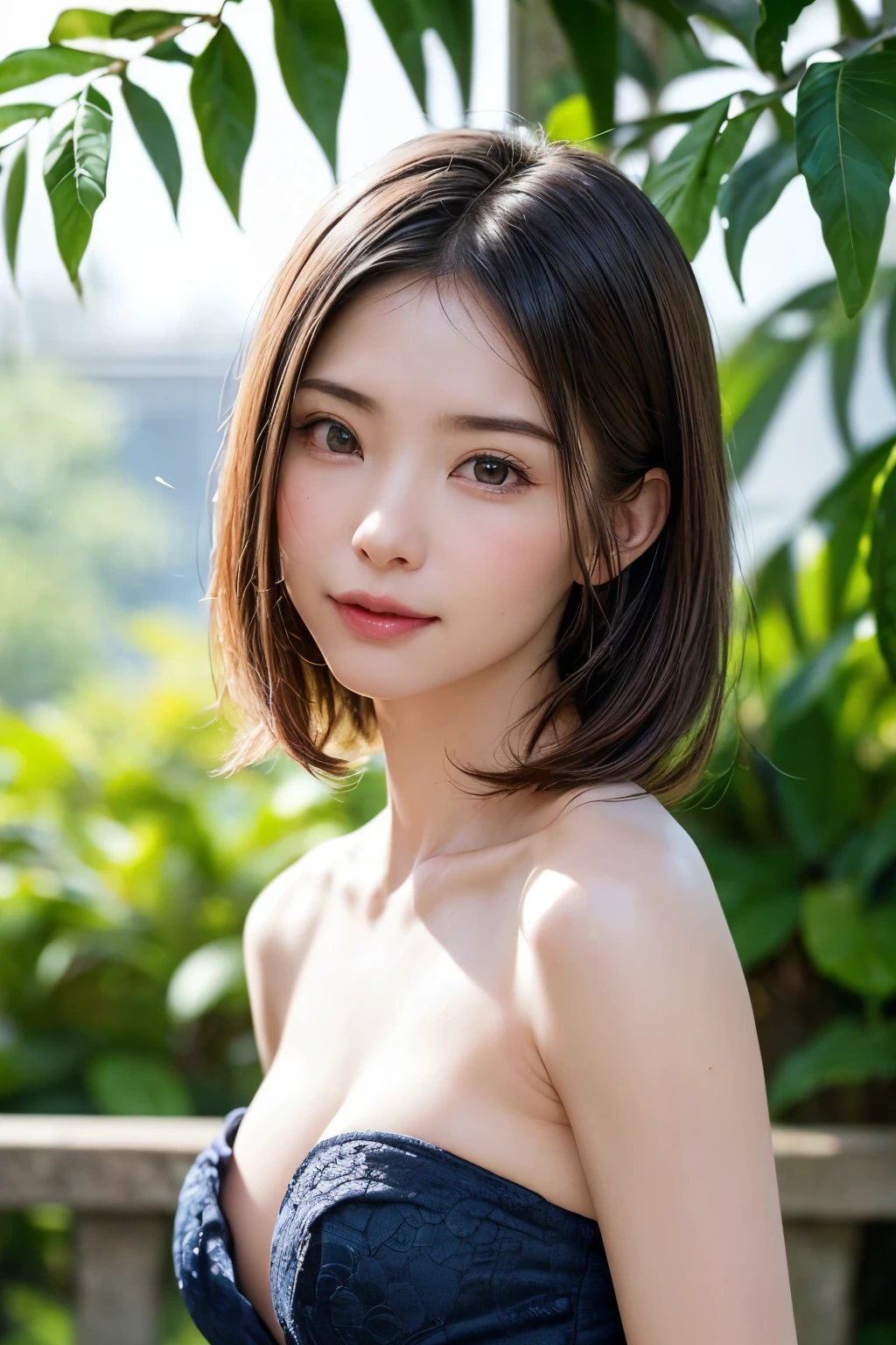 One Girl, (Naked Women:1.4), ((No underwear:1.4))、Beautiful Japanese actresses,Face close-up:1.4、((Face with bright make-up:1.4))、(RAW Photos, Highest quality), (Realistic, Realistic:1.4), (Tabletop), 
Very delicate and beautiful, Very detailed, 2k wallpaper, wonderful, In detail, Very detailed CG Unity 8K 壁紙, Very detailedな, High resolution, 
Soft Light, Beautiful detailed girl, Very detailed目と顔, Beautiful and detailed nose, Beautiful attention to detail, Cinema Lighting, 
Midsummer highland scenery, Sunshine is shining, Green tree々, The sunlight is very bright,
Perfect Anatomy, Slender body, small, short hair, smile