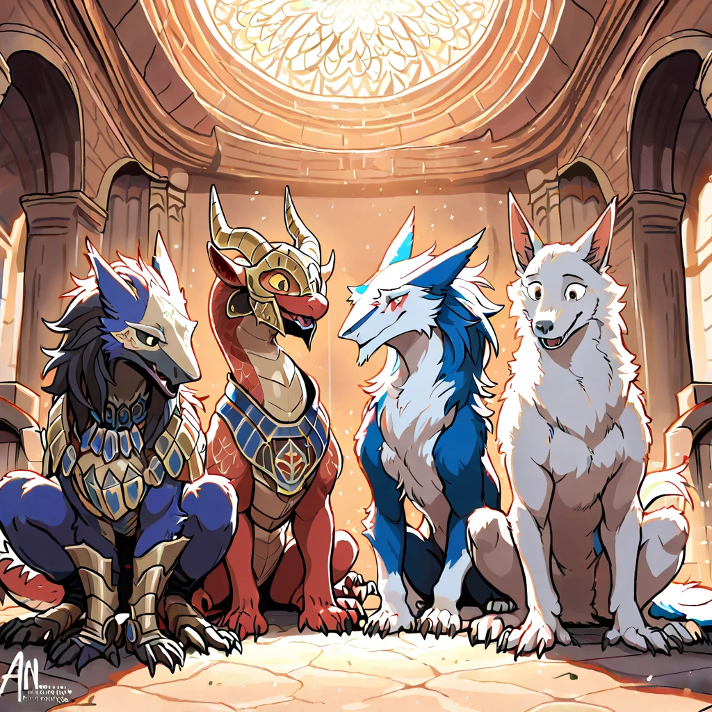 top quality, best quality, High-quality illustrations, masterpiece, super high resolution, detailed background, ballet, The Nutcracker, 6+boys, 6+girls, absurdres(highly detailed beautiful face and eyes)perfect anatomy, expression, good lighting, cinematic shadow(kemono, furry anthro)assorted poses, dynamic angle,