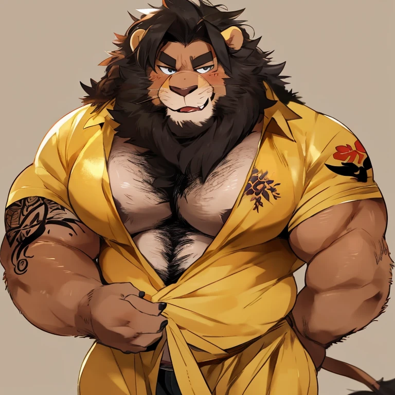 ((disney style)),((Cartoon)),Publaz, (Anthropomorphic black tiger:1.1), (((black fur:1.2))),((black tone)), golden eyes, (muscular body), perfect eyes, Handsome, (nice), ((bareness:1.3)), Sweat beads, Express, (Ancient bathroom background),(((Half-length close-up:1.1))),(frightened eyes:1.1),Turn to look at the screen,(black tiger tail),Different pupils,(perfect masterpiece),(16k),((black belly:1.6)),(((blackfar:1.6))),(abdominal muscles),(((middle aged:1.4))),(36 years old),((golden stripes)),(((blackhead))),solo,((black sideburns)),((Black beard)),((black jaw))