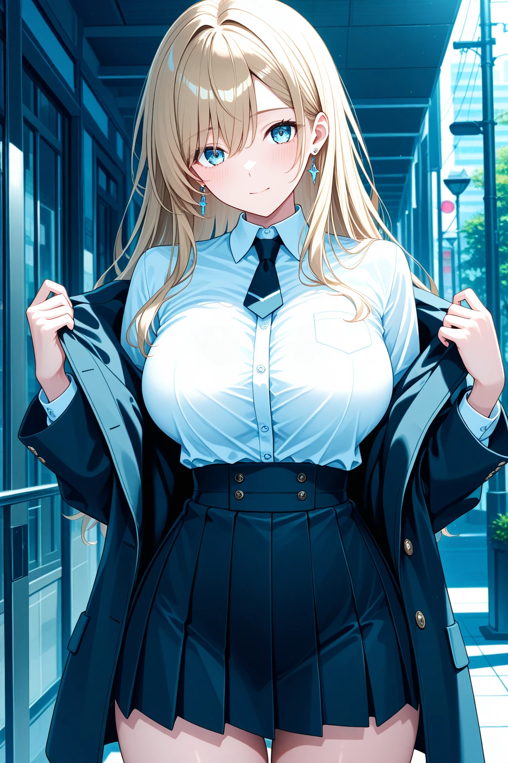 （Very delicate and beautiful：1.2）super model,【There are three girls in uniforms in the photo.】,Big Breasts,Beautiful breasts,voluptuous,【bike shorts】,,【3girls】,,Highest quality, High resolution, 8K,mini skirt,high school girl