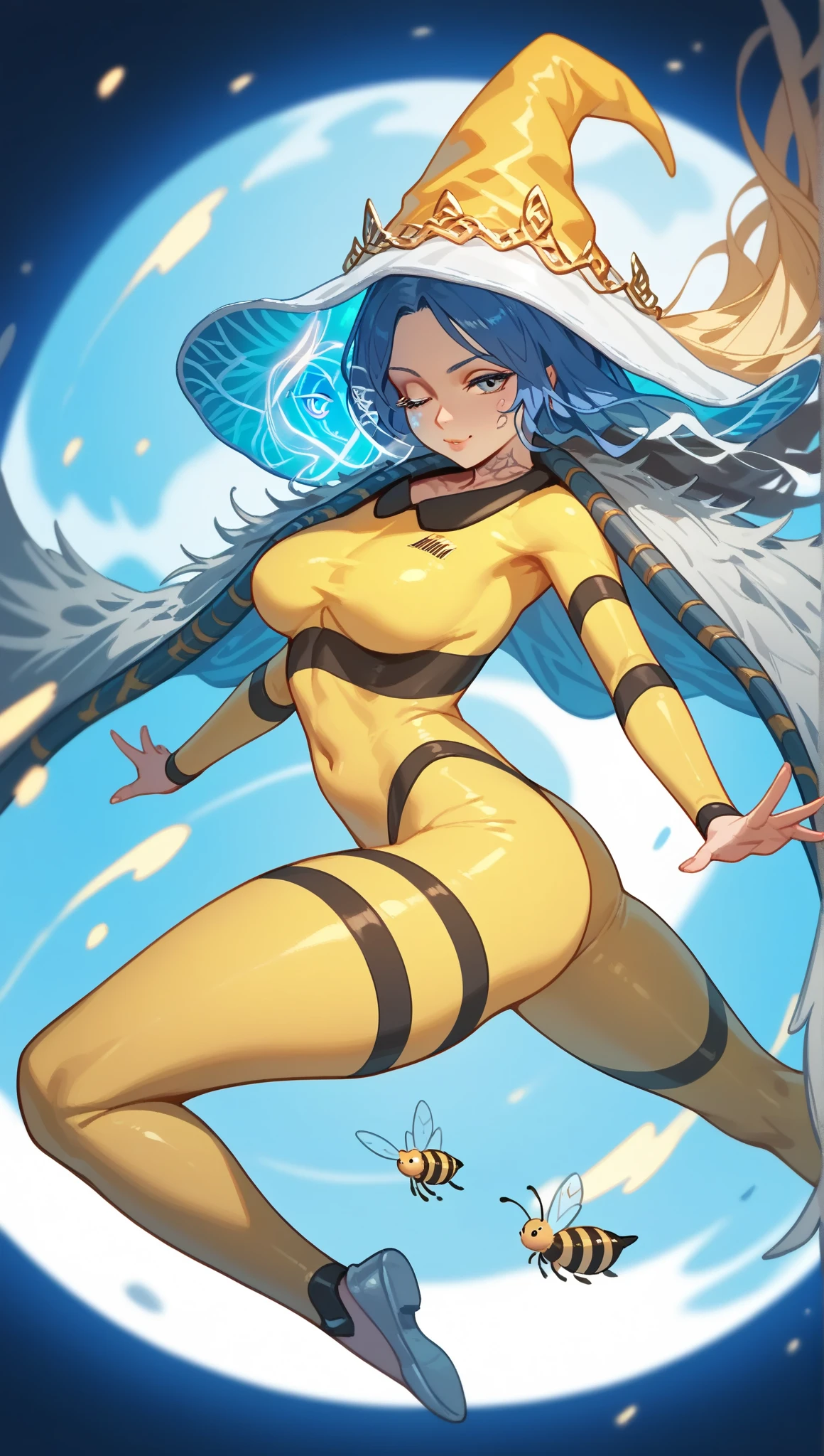 ((masterpiece, best quality;1.3)), ultra detailed, detailed background, 1girl, solo, smile,   bodysuit,nemona, looking at viewer, large breast,, ((completely nude)), ((breasts and areolas exposed)), ((vagina and clitoris and vulva exposed)),
school background, zero gravity,realistic, galaxy, space, flying