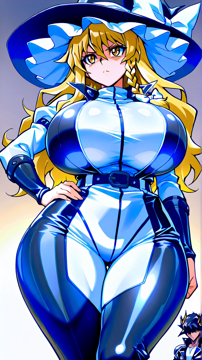 Expressive, score_9, score_8_up, score_9_up,, masterpiece, high quality, highly detailed, 1girl, camie utsushimi, light brown hair, dark brown eyes,big breasts, , round breasts,,,,,, thin waist, sit on stool, white background,,