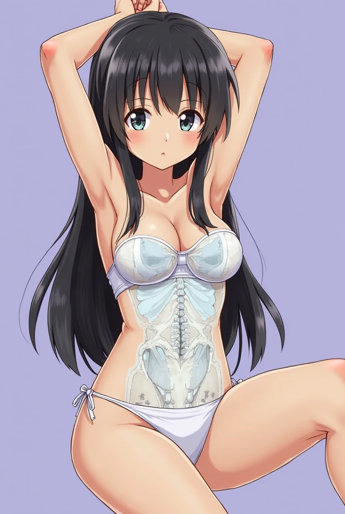 realistic image, detailed image, coherent image, 1 elf, has very long hair, black hair, turquoise eyes, smiling, She is wearing a t-shirt and a lace cheeky top, showing her legs, She has a curvy body, medium breasts and thick thighs .1 girl with bunny ears, has very long hair, orange hair, green eyes, smiling, wears a top without garters, a pleated miniskirt showing half a thong, They are hugging each other, posing sensually, arching their back, gushing buttocks, full body view, flower petals falling, background surrounded by flowers, soft focus, dramatic shadows, volumetric lighting, natural lighting, artificial lighting, white background