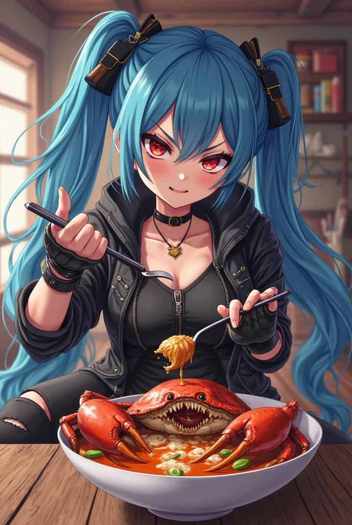 anime model , a painting of a zombie eating a bowl filled with various pharmaceutical PILLS, a hyperrealistic painting, by Jason Edmiston, cutecore clowncore, mixture of creatures with tentacles, horror wallpaper aesthetic, greg beeple, clown, art representing control freak , cutout, art blotter, rendering, horrifying