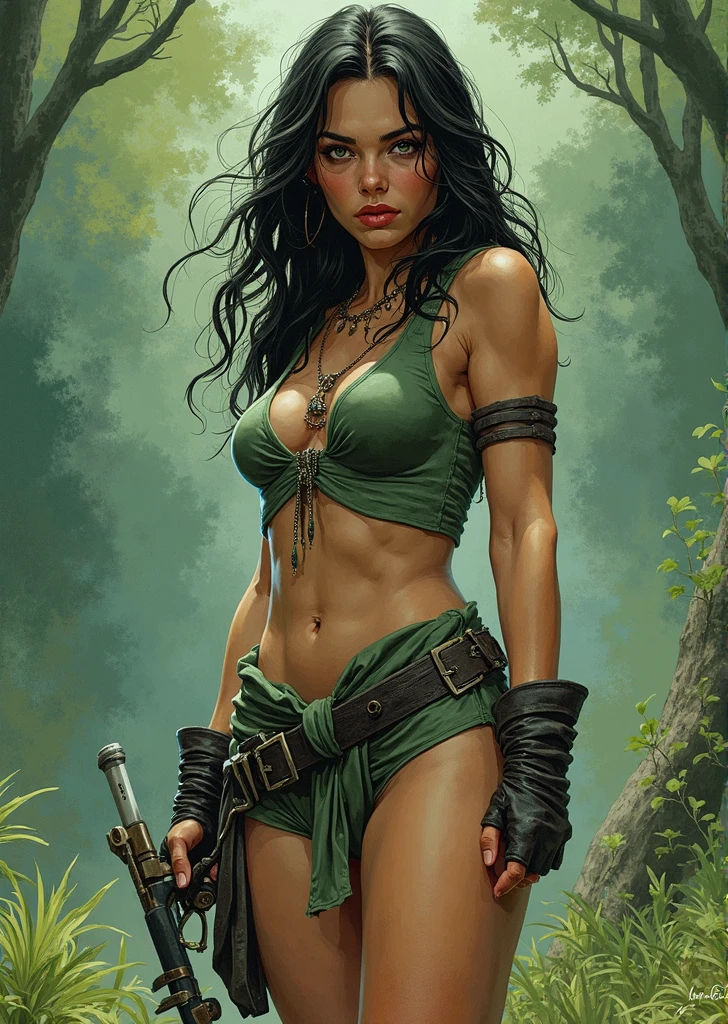 Nidalee, sexy, licking spear