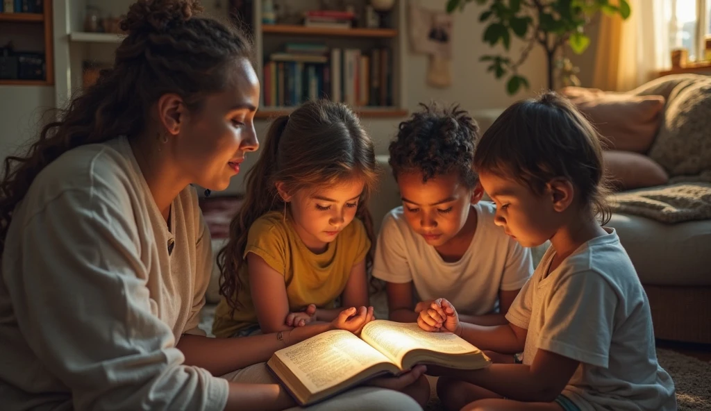 In a cozy, sunlit corner of a living room, a sits with a book open on their lap, eyes wide with curiosity. Their face lights up with each new discovery, questions bubbling up and spilling over as they eagerly seek to understand the world around them. With a furrowed brow and a determined spirit, the tackles each challenge with an open mind and an unwavering enthusiasm for learning, embodying the essence of a curious and dedicated learner.