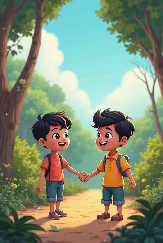 Two boy ayush sumit