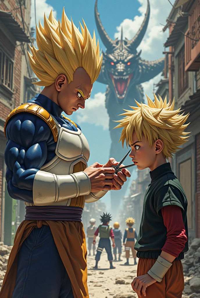 Heavy rain weather,Super Saiyan 2 Blue and Yellow Lightning Spiral,Combat action --auto