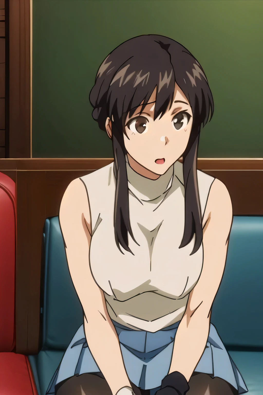 I'm on the tennis court,wearing long stockings,beautiful legs,Beautiful standing woman {X}、両足にPicture of a woman wearing 2 pairs of high socks, drawing a thin blue wool sweater without sleeves,wear a light blue pleated micro mini skirt,, Wave Hair,sleeveless sweater, cinematic lighting and ray tracing ,, they are relaxed , , (Please draw more delicately),、The face is absolutely necessary,Accurately,,Picture of a woman wearing 2 pairs of high socks,,,blue panties, lying on the sofa , Big black Wave Hair, , Big breasts, thin waist , , , adult sexy women ,, sexy 40 year old woman , limbs,beautiful legs,