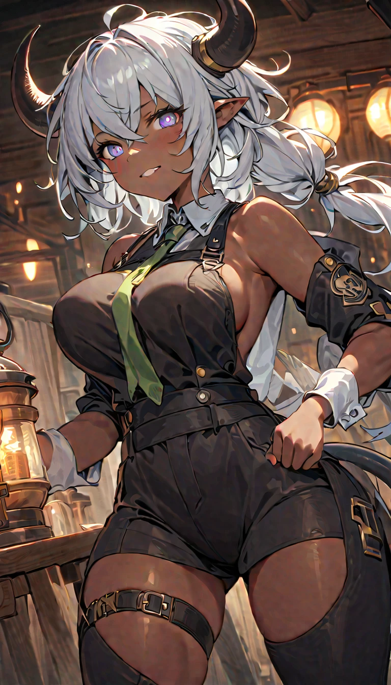 (fantasy:1.5),(anime,8k,masterpiece, top quality, best quality,beautiful and aesthetic:1.2,professional illustrasion:1.1,ultra detail:1.3,perfect lighting),extremely detailed,highest detailed,incredibly absurdres , highres, ultra detailed,intricate:1.6,(Alchemy Workshop:1.4),A girl mixing,Medicine in many small bottles,holding small potion,colorful:1.4,zentangle,(1girl),(girl),(Three kingdoms female warload),(highly detailed beautiful face and eyes,firm breasts),oily skin,(black,hair,short bob with short pony tail hair)),thin pubic hair,cute,lovely,34 years old,alchemist costume,Merchant's Clothing,smile,in the kitchen,smile,seductive smiling,(with sparkling eyes and a contagious smile), Looking at Viewer,