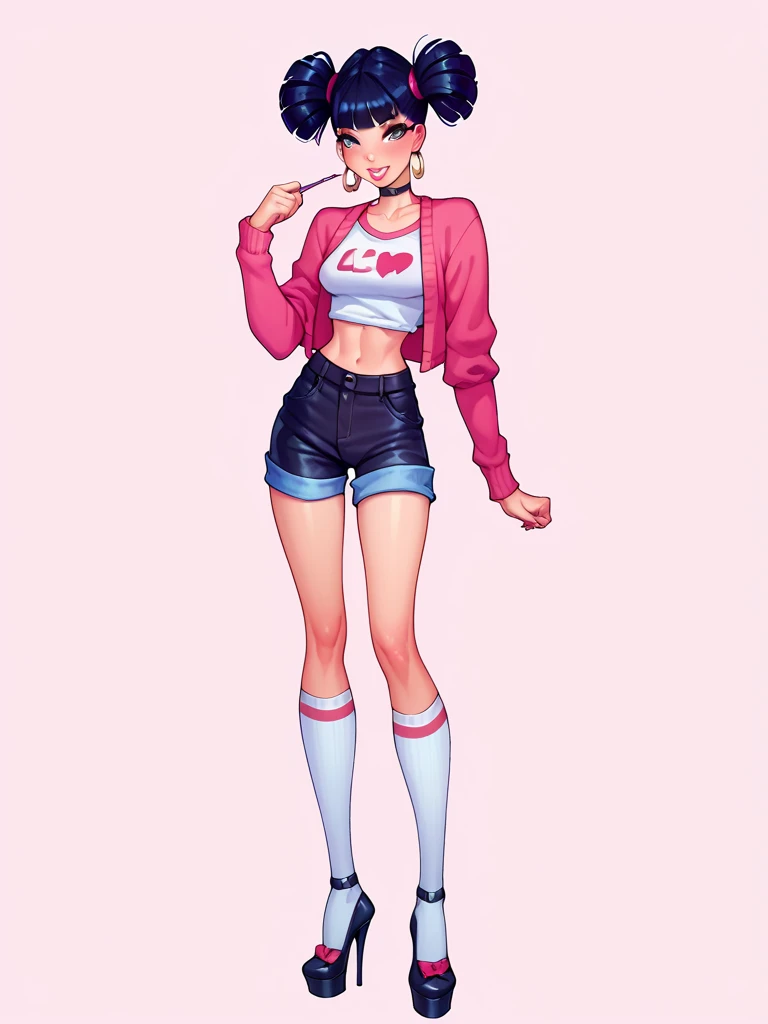 hyperrealism, photorealistic, 1nagatoro1, 20 yo female, solo, 1female, toned, wide hips, long black hair, very skinny, very thin, very slim, very slender, thick thighs, ifbb, thick lips, thin waist, slendered abs, narrow waist, small waist, dark skin, tan, tanned, tanlines, tan skin, tanned skin, light brown skinned, lipstick, under cheetah-print lingerie, see-through short dress, neon sash, neon leg warmers, translucent drapes, high detail