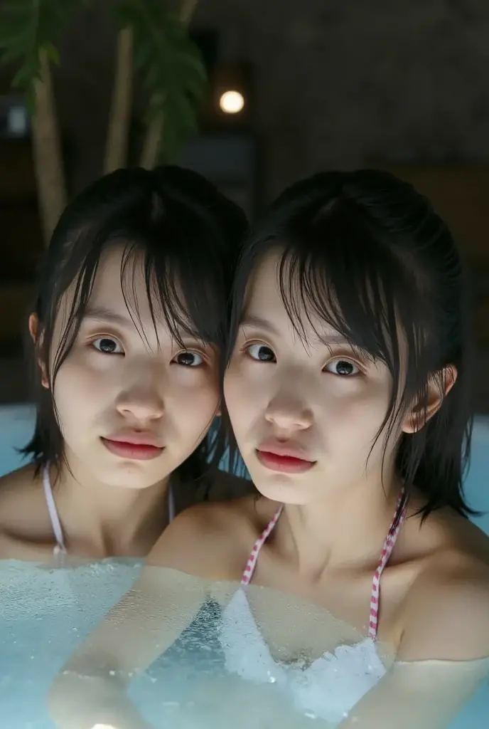 hina kikuchi, Gymnasium Warehouse, ahegao, Sweaty,Wet big, Laughing with tongue out, smile, The nostrils are wide, snot, Making a peace sign with both hands, School Swimsuit