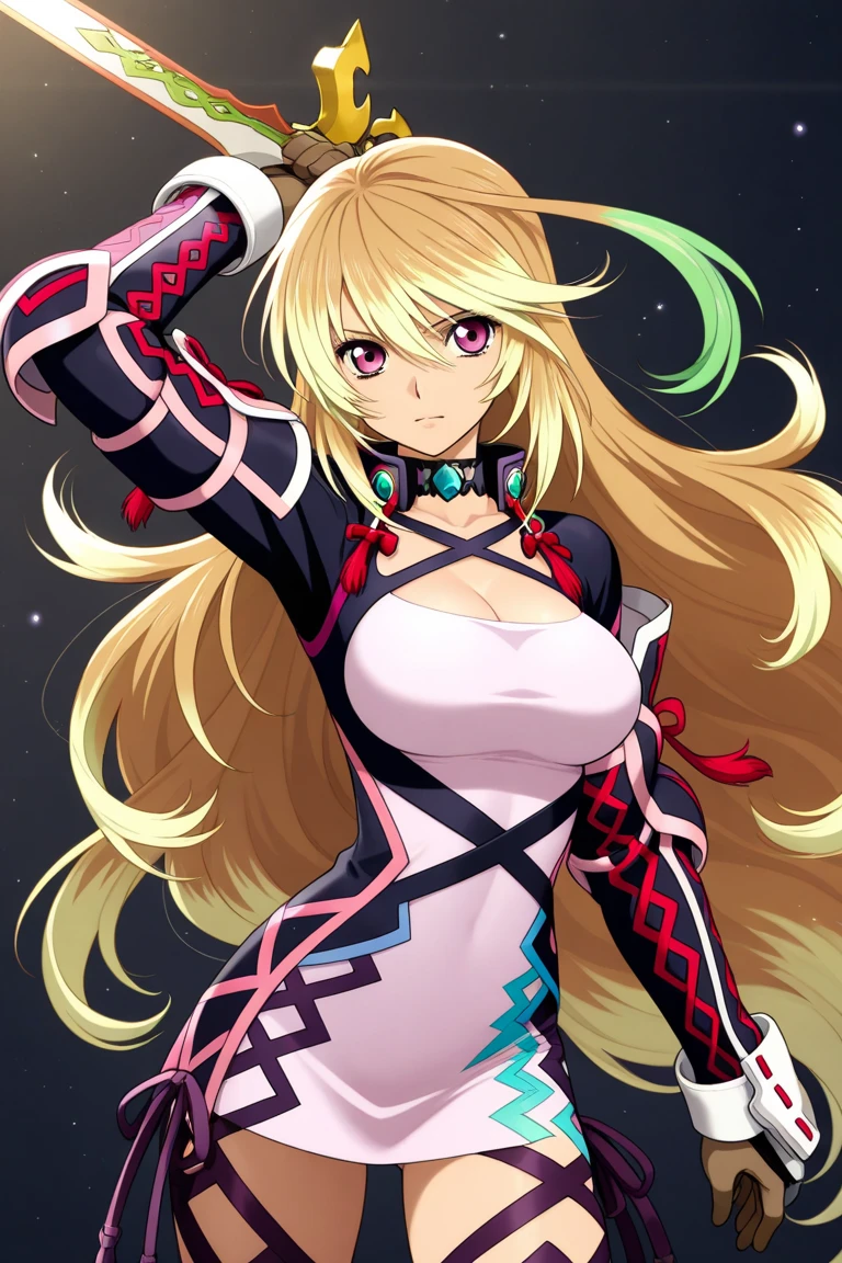A beautiful anime girl, intricate details, long flowing hair, expressive eyes, delicate features, elegant pose, detailed clothing, soft lighting, vibrant colors, lush background, dynamic composition, hyper-detailed, (best quality,4k,8k,highres,ultraimpresive),live2d,solo,special event artwork,fanart