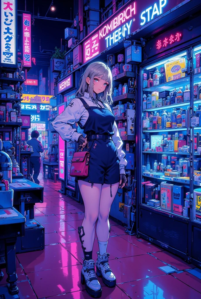 arafed woman with long hair and tattoos posing in front of graffiti wall, anime style. 8k, anime style 4 k, artwork in the style of guweiz, anime girl, anime styled 3d, anime character; full body art, realistic anime 3 d style, anime styled digital art, realistic anime artstyle, style anime, seductive anime girl