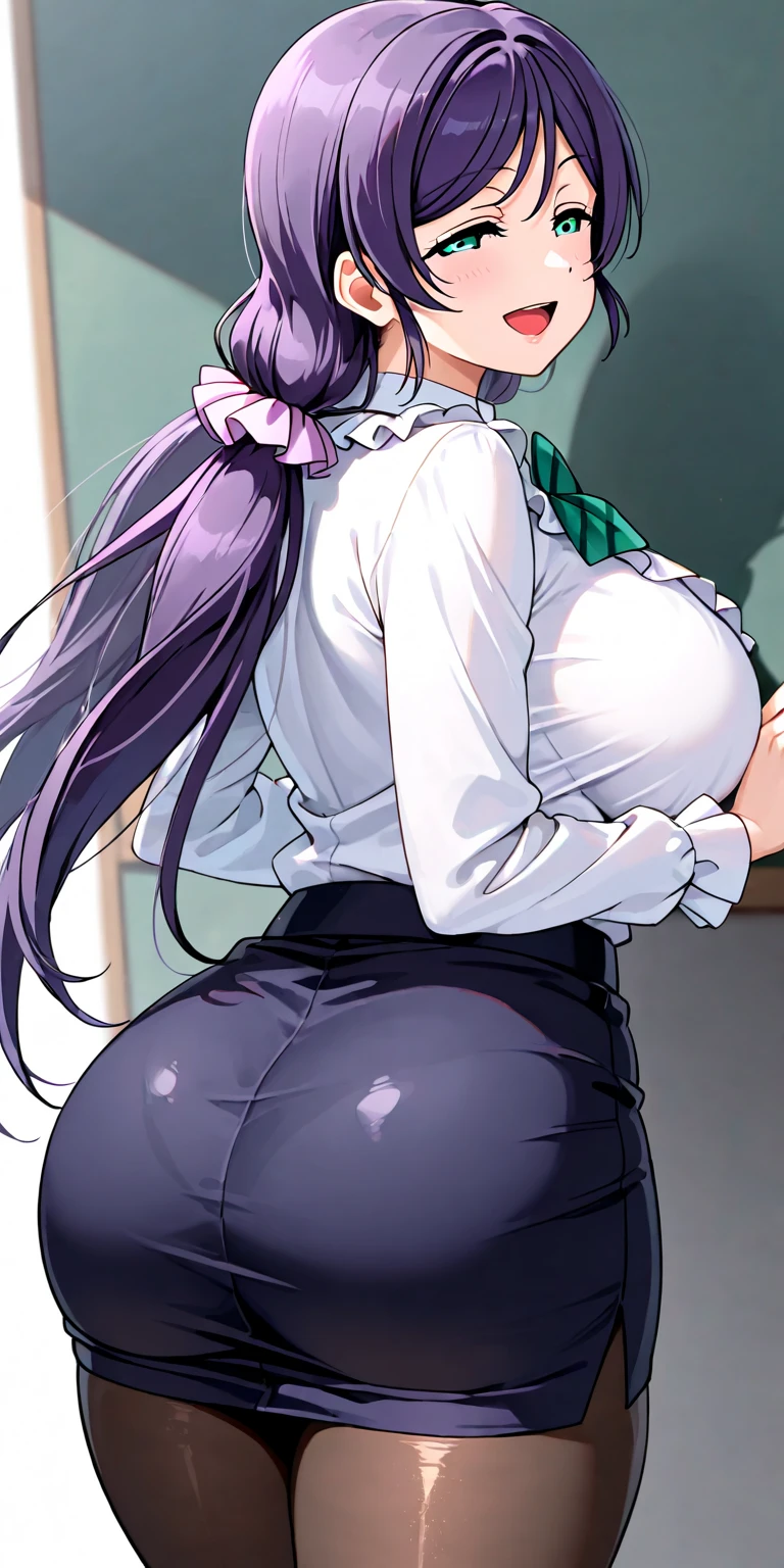 Yamashina Mizuho, masterpiece, best quality, sexy mature woman in short skirt leaning against the bookshelf and showing her ass, 1girl, lacy underwear, ass, glasses, bookshelf, solo, thong panties, book, adjusting eyewear, skirt, skirt lift by self, breasts, white panties, looking at viewer, shirt, shy smile,