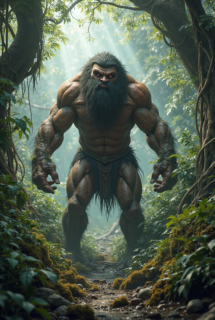 Huge man、roar