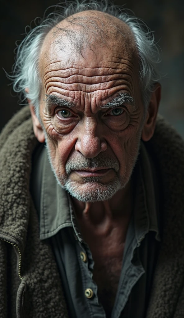 scary vampire monster old man, high quality raw photo, excellent composition, (cinematic lighting, cinematic colors, masterpiece, high detailed, best quality, photorealistic, ultra realistic, 8k hdr:1.2)
