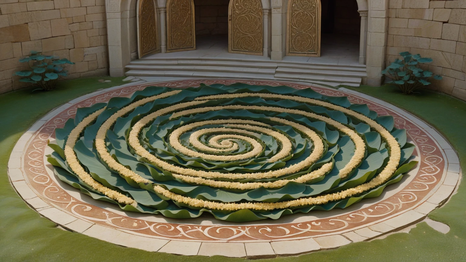 Taj Mahal, it is only made of green chillies and the color of the Taj Mahal is also green