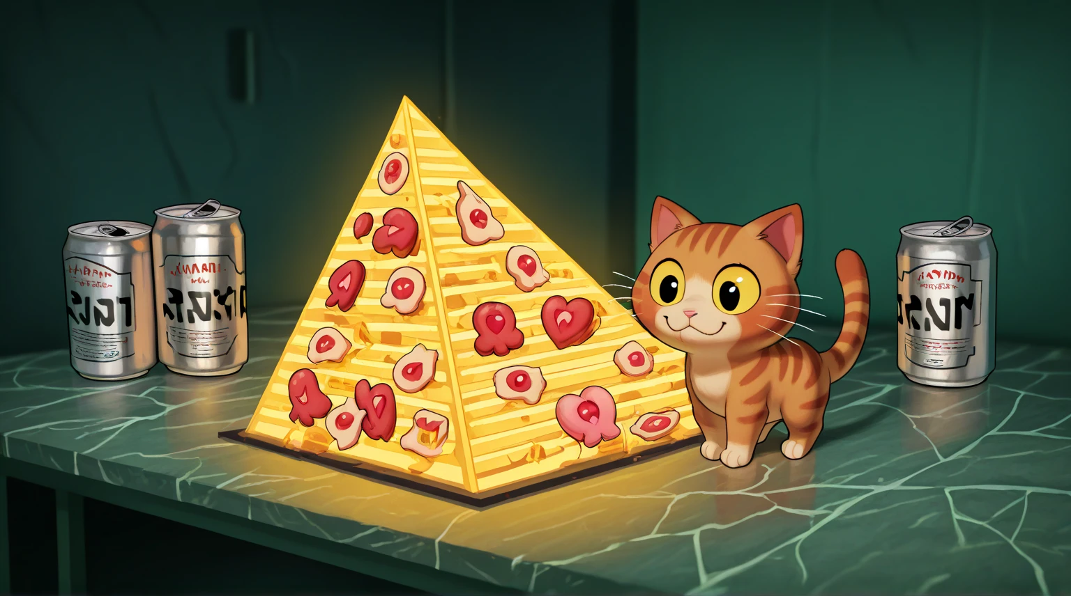 pusheen plays poker