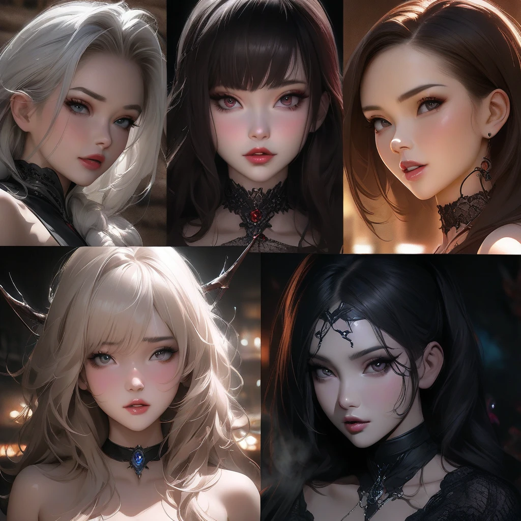 [(ulzzang-6500-v1.1:0.3), (pureerosface_v1:0.3):-0.05], (heart shaped ear ring:0.3), (semi realistic:1.3), (dynamic pose:1.4), (dark long hair:1.35), (cosplay:1.11),  (masterpiece:1.2), (best quality:1.15), (1girl:1.2), (solo:1.2), (erotic:1.2), (korean mixed, kpop idol:1.3), (masculinity:1.25), (angular face:1.2), (short skiny_outfit vintage gothic frill dress:1.1), (femme fatale:1.3), (upturned eyes:1.3), (thick eyebrows:1.1), (long Eyelashes+smokey eyeliner+eyeglitter+red eyeshadow+gloss lips+erotic sexy glitter makeup:1.1), 20 years old girl, teenager,  (depth of field:1.1),  (supreme quality beautiful face:1.3), (supreme quality  beautiful bright Heart Shaped eyes:1.3), (supreme quality  hyper realistic texture human skin:1.3), (freckle, flush, blemish, fine wrinkles, pores, veiny, complexion:1.12), (lively skin,  rough skin, dirty skin:1.15),  (hyper extreme supreme quality beautiful women:1.1) (complete eyes, complete face:1.1), (realistic lighting, cinematic lighting:1.1), (simple background:1.25)