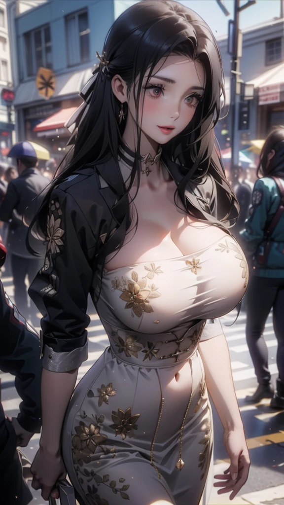 1girl,night, upper body,close-up, 8k, RAW photo, best quality, masterpiece,realistic, photo-realistic, big breast