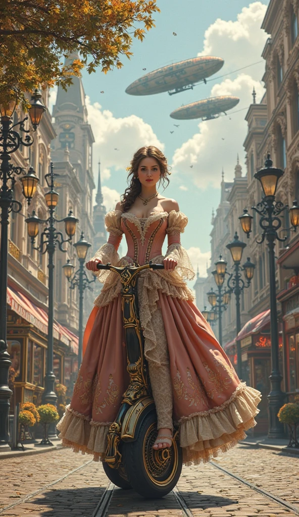 (masterpiece, Highest quality, Super detailed: 1.6), figure, (single, 1 person, Beautiful attention to detail: 1.2), city, street, cute, Different world.