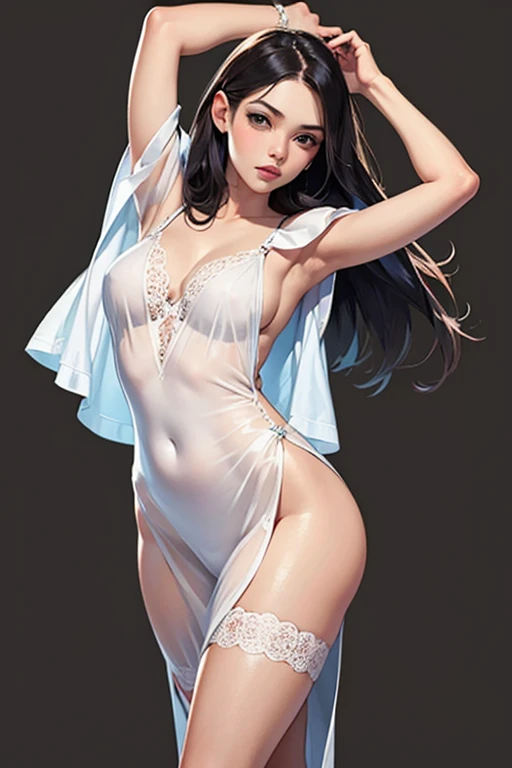 ((最大16K解像度のmasterpiece:1.6)), beautiful, Highest quality, Absolutely wonderful, high detail, Ultra-high resolution, masterpiece, Real, Realistic, The depth of the written world, 
One elegant mature woman, Long black hair, beautiful顔, Highly detailed facial expressions, Gentle expression, Transparent white skin, Very delicate skin texture, Superb proportions, Anatomically correct body,
Elegant high leg swimsuit, snow-white color, Fine fabric texture、
Dark Gray Background,
Focus on the upper body,Close-up of face,
