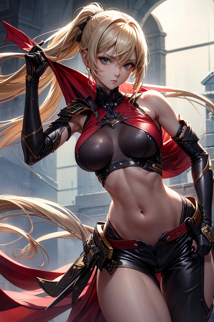 1female,11yo,bit girl,super adorable,smallunderboob,nice hand,Pornographic exposure, 独奏,(Background with:ln the forest,the rainforest,in summer,Water on the ground,exteriors) Feel free to hairstyle,Stride,Sweat profusely,drenched all over the body,seen from the front,Long blonde hair , mostly cloudy sky,(((tmasterpiece),(Very detailed CG unity 8K wallpaper),best qualtiy,cinmatic lighting,detailed back ground,beatiful detailed eyes,Bright pupils,(Very fine and beautiful),(Beautiful and detailed eye description),ultra - detailed,tmasterpiece,)),face to the viewer,frontage,A high resolution,ultra - detailed)nakeness,Wipe off panties,revealing breasts,Bare genitalia, Bulge,Camel toes,Raised sexy,Lewd expression,Flushed complexion,Open-mouthed,frontage,(Wearing:Red cape,Classical military uniform,Black pantyhose)