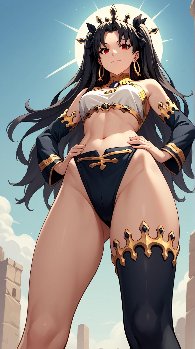 (best quality:1.5, highres, UHD, 4K, detailed lighting, shaders), brown wavy hair, gradient hair, rabbit ears, large breasts, large butt, big thighs, mature indian woman, woman stretch jersey, small black skirt, white panties, black skirt, (pov), full body, white background, colorful eyeshadow, dramatic lighting, sparkling eyes, confident expression, golden earrings, flowing hair, delicate facial features, dark skin, high cheekbones, stylish clothing, white background