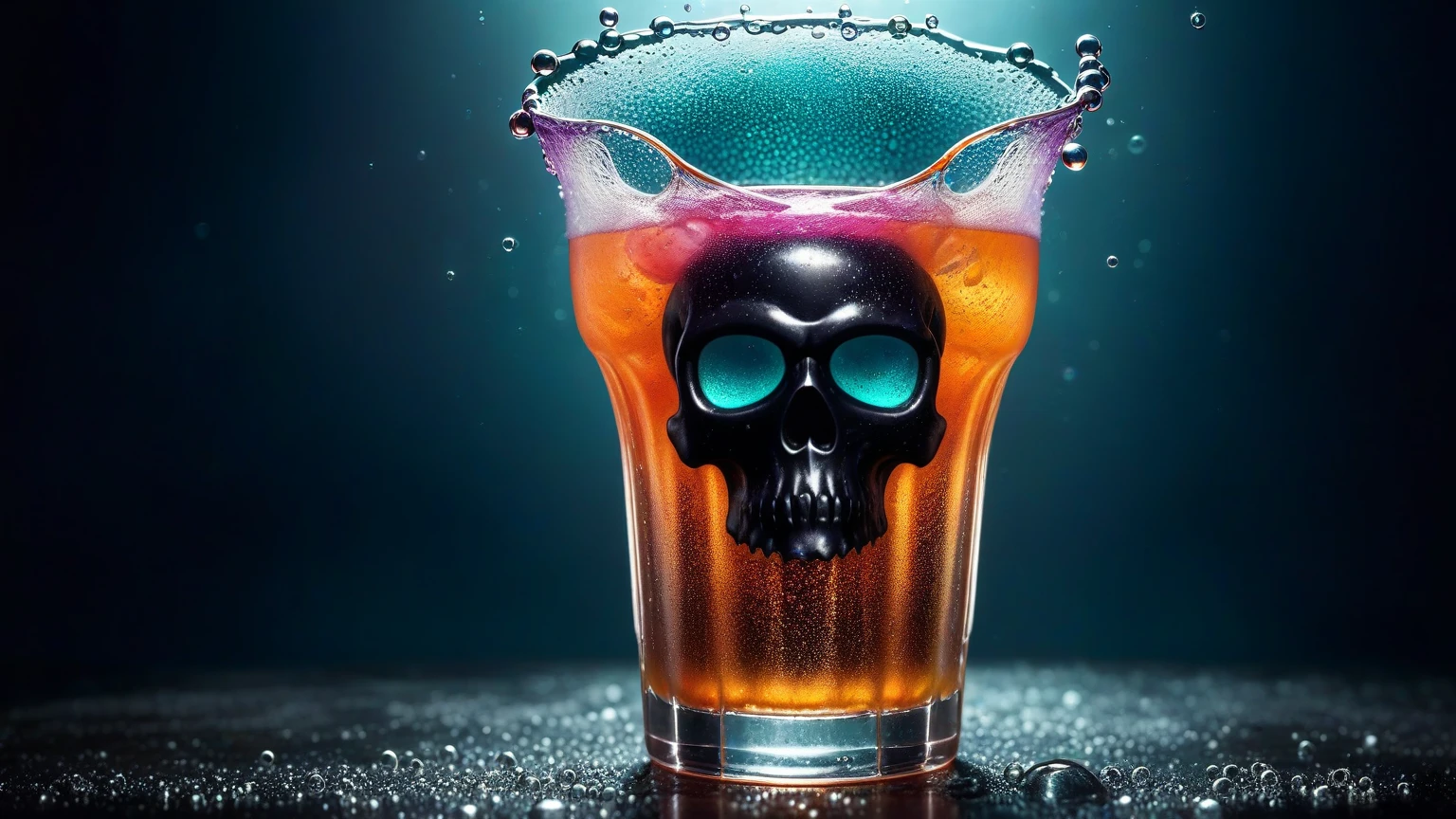 blue juice, steroid and anabolic steroids in a skull cup size 1080p x1920