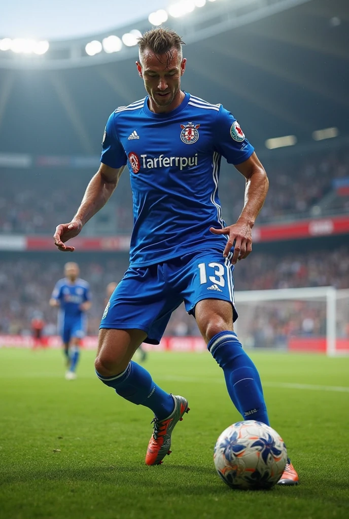 Haland as a footballer.