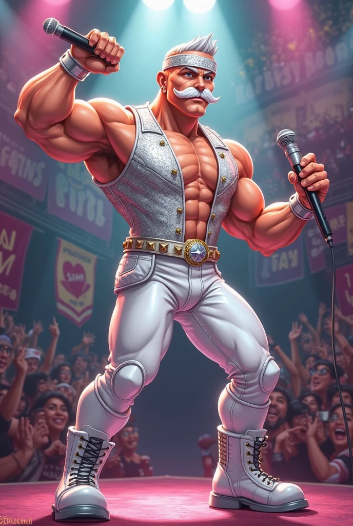 anthro, gummigoo, two_toned_body, white chest, white eyes, green and yellow body, standing , shiny_body, smug_expression, 4k, e621_post_recursion, anatomically_correct, masterpiece, realistic, best quality, muscular male. Standing up, Black jockstrap, huge bulge. Very Buff, very muscular, nice Pecs. Detailed Abs.