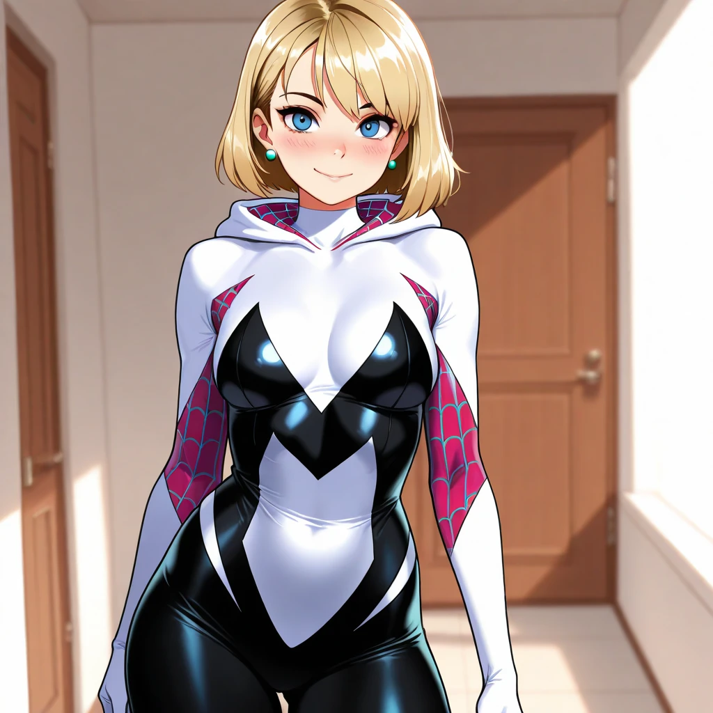 18 yo girl,multicolor spider suit,short blunt hair,blonde,beautiful face,rain,masterpiece,intricate detail,Open mouth,perfect anatomy,
by artist Shuichi Shigeno,