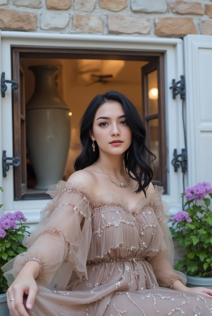 a close up of a woman in a dress sitting on a bed, stunning elegant pose, elegant glamor pose, actress, edited, glamorous pose, cute elegant pose, ad image, doing an elegant pose, pastel', by Emma Andijewska, 🤬 🤮 💕 🎀, satin, closeup portrait shot, an elegant green, glamour pose,big 