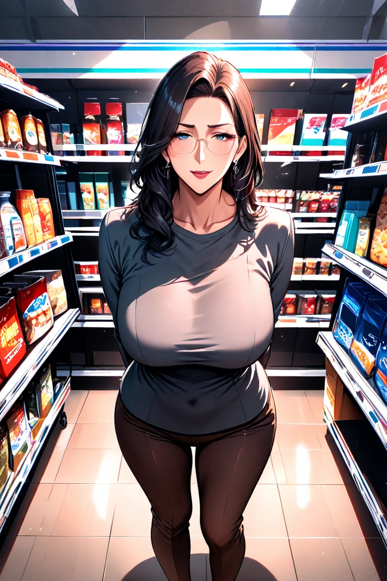 (8k ,Super detailed,Best masterpiece,nature,perfect work of art,perfect female figure),two women,sister and younger sister, sisters,rainbow hair,perfect face,(huge ),neighbor wife,woman hairstyle,elegant wife,Sophisticated and revealing ,20 years old,White skin,messy hair,perfect sexy body,Tone,flirtatious,very big ,Willow Yao,see through breasts,nipple,young beautiful teacher,teacher,wear glasses,Shopping in the supermarket,Many female classmates and teachers,Detail background,necklace,perfect eyes,,T-shaped small size,huge big