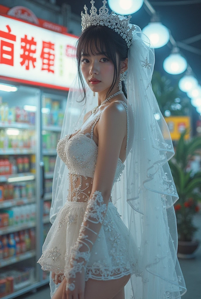 (practical, Photorealistic:1.37), (masterpiece, Highest quality:1.2), (Ultra-high resolution:1.2), (Original photo:1.2), (Clear focus:1.3), (Face Focus:1.2), (Highly detailed CG Unity 8k wallpaper:1.2), (Beautiful Skin: 1.2), (Pale skin:1.3), (Super sharp focus: 1.5), (Super sharp focus:1.5), (Beautiful and clean face:1.3), (非常にDetailed Background, Detailed Background:1.3), Bokeh, Depth of written boundary, rest, Image of a Very Cute and Beautiful Japanese Woman, (bride), business suit, (2:1.1), smileの少女の肖像画, Full body image, from the front, Symmetrical Configuration, (Studio Lighting:1.3), (Cinema Lighting:1.3), (Rear window lighting is backlit:1.3), (surface light:1.3), Light Enveloping Her Entire Body, Looking straight at you, Persistence, Sexy model posing, rest, (Chestnut Half-Hair:1.2), Dark brown eyes, Beautiful Eyes, Princess Eyes, Mahogany Hair, A single hair, bangs, slim, Abdominal muscles, (Huge breasts;1.35), (Willow West:1.15), (Details of a beautiful girl:1.4), (Pure White Elegant and Gorgeous Lace Silk Wedding Dress:1.3), (BaliOcean view背景:1.2), (smile, happiness:1.3), ((Perfect female body)), (Upper body image:1.3), Encircling the head, Perfect Dramatic, Volumetric lighting, Professional majestic oil painting, Glowing Skin, CT Anatomy, Perfect Proportions, 8.Five Really Small, Face Focus, Ultra practical Photo, Extremely clear images, Ultra-high definition images, Bali, Ocean view, Beach, External, ((walking Beach:1.2)),
