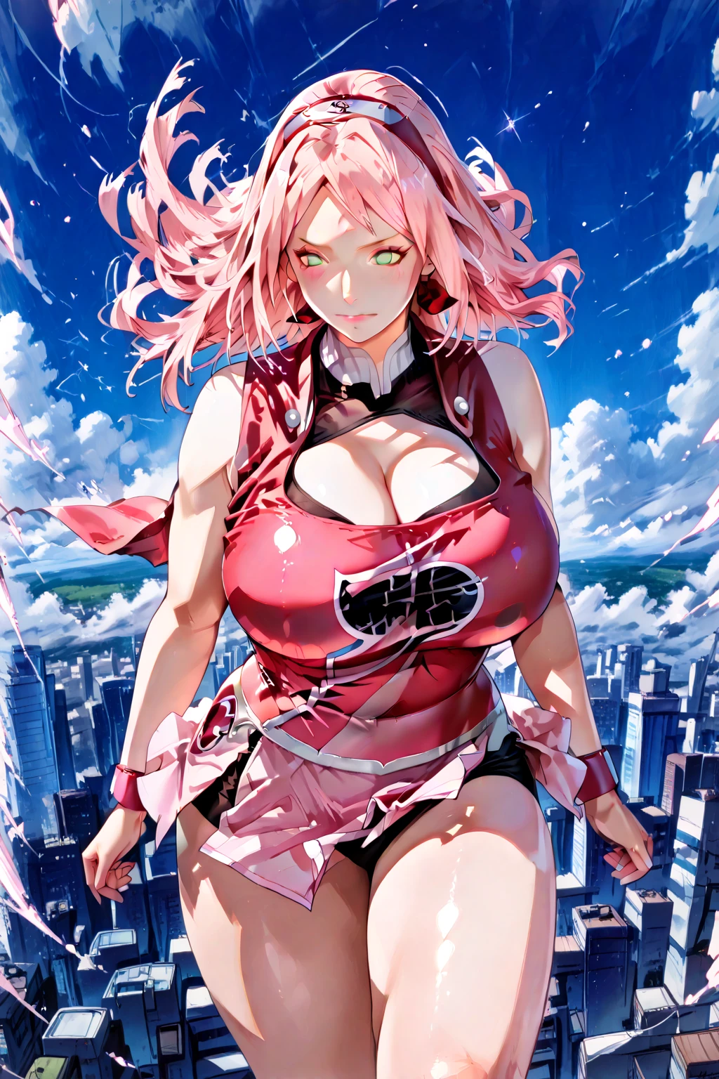tmasterpiece, Best quality, (Detailed eyes and skin), ((Realistic)), Fuka, 1girll, Dark redhead_Hair, Yellow_clothes, black_clothes, Blue_Eyes, Blue_sky, bblurry, bblurry_Background, bblurry_foreground, (modern_City:1.5), mediating_Breasts, Exercise_bblurry,photore_\(curly\),long whitr hair,Skysky,独奏,Upper body body,Pregnant belly,Beth,Showing the belly,youthfulenergy,24-year-old girl,Royal sister,Two-dimensional painting style,Pregnant women with,Best quality, 8K, High quality,, hair adornments, cone hair bun, Long hair, Hair, bangs, bow, maid headdress, upper legs, Stockings, white thighhighs, cleavage cutout, Face focus, Close up, (Heart-shaped pupils:0.9), (Blush:0.65), (1girll, Solo:1.4), Cityscape, Blue sky, Bright sky, Sunny, holding flower, Large breasts, Detailed background, Detailed clouds,Pregnant belly,Two-dimensional painting style,(Masterpiece), Best quality, Fine details, Highest picture quality, Masterpiece,exquisite CG,1girll,Closed mouth,Brown eyes,Long hair,bangs,Bare shoulders, cleavage,(Big breasts:1.4),Bare arms,Pink bikini,navel,Lace,a garter belt,Thighs,,White pantyhose,water,hyper pregnant,Girl,SushangV4,Yae,SideBraid,