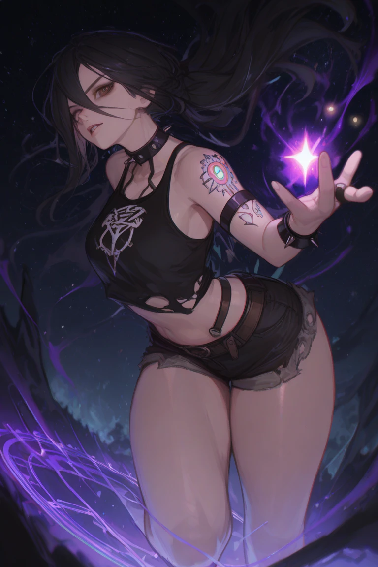 Jinx with huge breasts, boobs showing