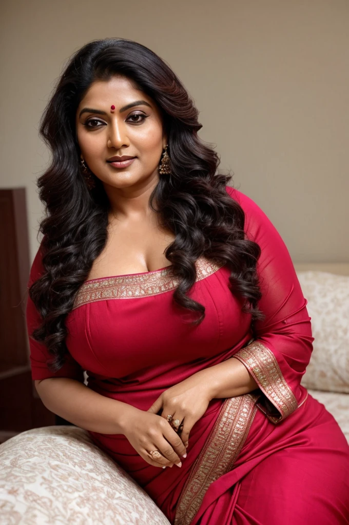 50yo mature MILF Anushka Shetty,((best quality)), ((masterpiece)), ((realistic)), eye kajal, mascara, red lips, sensual Beauty, mommy, full figured mommy, provoking body, extreme sweat, sweat soaked skin, slight stretch marks, alluring figure, bulging figure, thick charming lady, curvy, thick navel, full figured woman, eye kajal, massive breast, full body, styled hair, pierced eyes, female face,royal aura, trend on artstation , sharp focus, studio photo, intricate detail, very detailed, detailed eye, illustration, very detailed, sharp focus, digital render, professional, 4k
