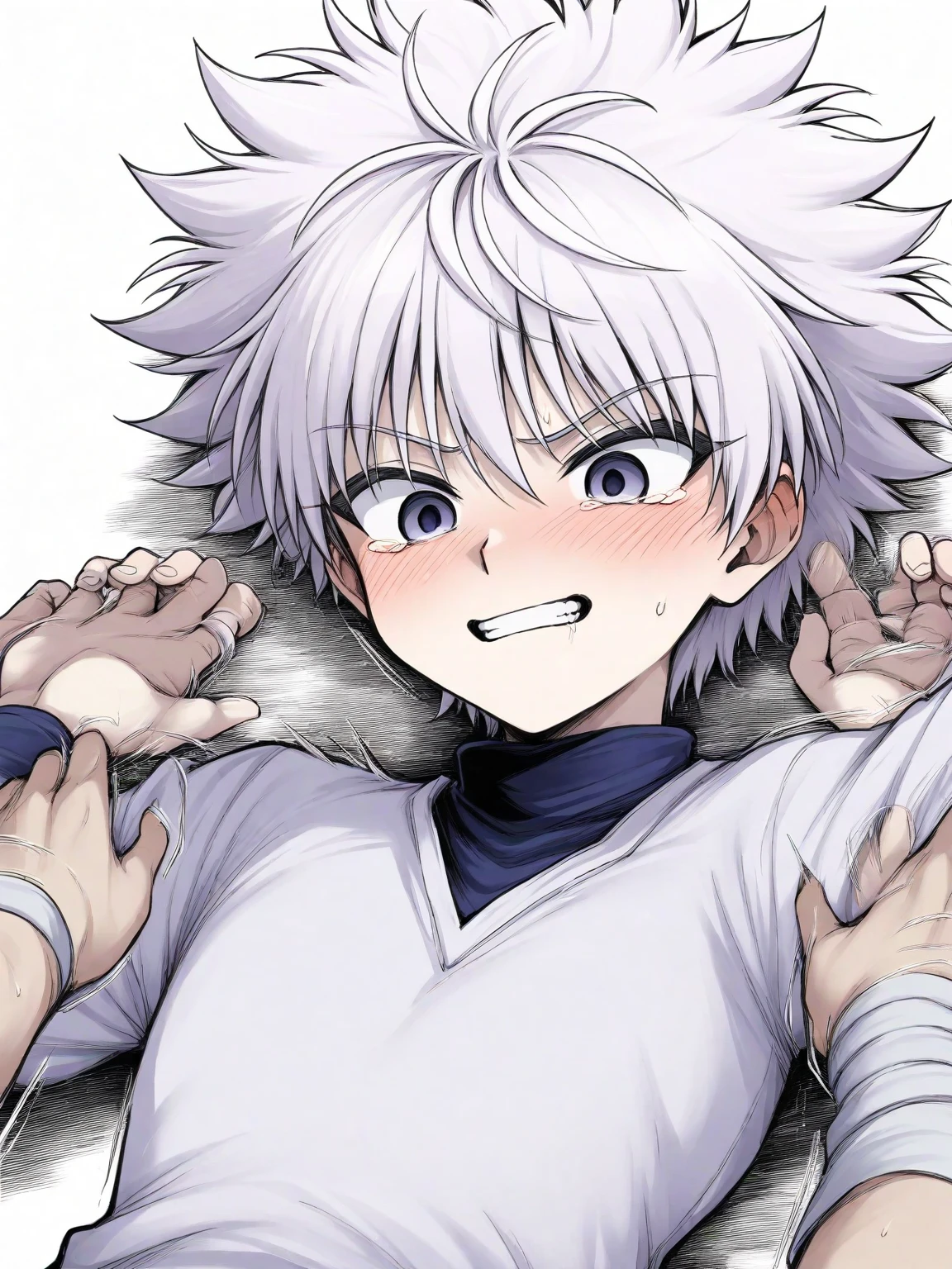 killua ahegao navel