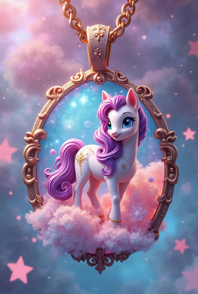 Wide-eyed unicorn Cute picture animation Horn1Book colorful