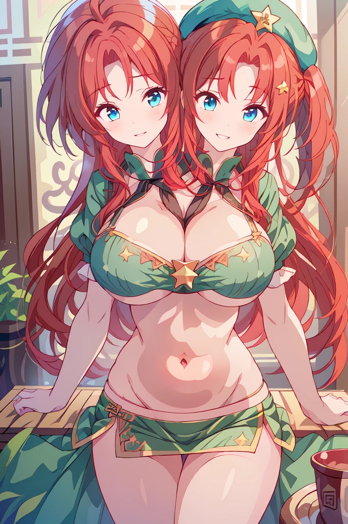 Explore an equinox-themed holiday where day and night coexist harmoniously, with fractal patterns representing the delicate balance of the season. enormous tits