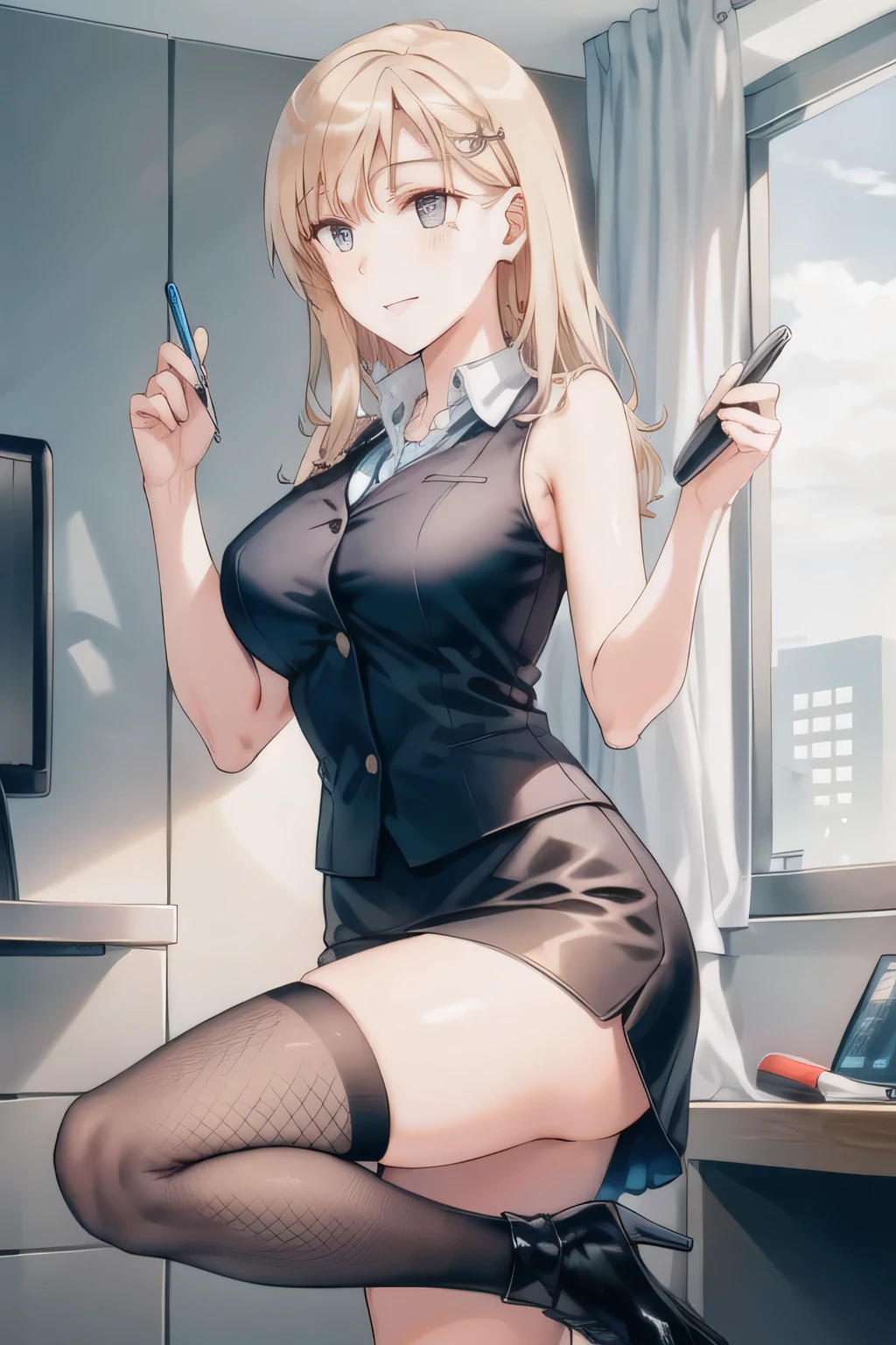 let's Draw it,with a more delicate eXpression {X} blonde wavy hair {X} with a more delicate expression {x} blonde wavy hair {x} wear a dark blue tight miniskirt,micro mini skirt up to the thigh,Can you draw big breasts more big breasts, light clothing,sleeveless shirt,when wet and your nipples are sharp and you can see through,draw 5 fingers accurately Draw it,Accurate hand and foot eXpressions,The face is absolutely necessary,long black hair, beautiful smiling woman ,,Draw office worker systems, etc.,NAVY BLUE SUIT ,After a white blouse,draw a company clerical job,black high heels,big , beautiful smiling woman ,Draw it,long black hair, wearing a white hair band ,a cop wearing a miniskirt,The face is absolutely necessary,Accurate hand and foot eXpressions,fishnet tights,(Facial eXpression is very important, ,Your underwear shows through when wet,Big breastsをさらにBig breastsに描いて下さい,Draw it、draw your own eXpression,open her legs to see blue panties,Smile,with a more delicate eXpression Draw it, white boots , (((OL Uniform))),( 0、Attractive Mature Woman、 stylish eyes {X} with a more delicate eXpression Draw it),(After a white blouseの後で),(black miniskirt)(blue panties),I'll do it myself、 amazing,I need it for work、grimace, accurately Draw it 、is very important at work,, Inside the company , I'm nearing 40 years old、 stylish eyesをしたAttractive Mature Woman、 stylish eyes, , Big breasts, thin waist , , ,I'll do it myself,