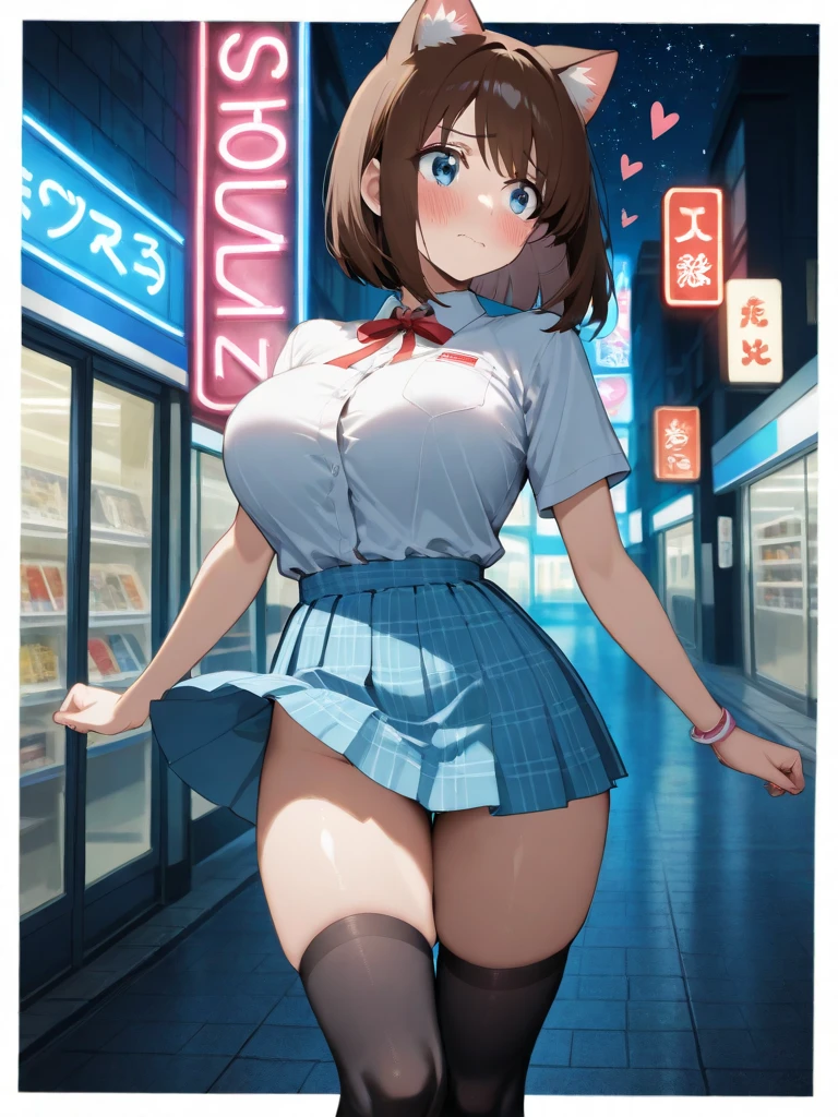 ((highest quality)), ((masterpiece)), (Familiar),  A high school girl riding an escalator on her way to school、Glare、Navy Blazer、mini skirt、Navy blue socks、Rear view、Secret photos、(View from directly below)、Navy blue socksのクローズアップ、mangaコマ割り、Manga style、manga、Station Escalator、Everybody line up on the left、顔のみのコマとRear viewのコマ、Camel Toe、Giant tit、Nipple Puffs、Cleavage、Plump、Super big breasts、Super big butt、Earrings、Earrings、necklace、Thick lips、Heterochromia、Bracelet、Caster wheel、first round、hair charm、Lip gloss、eye shadow、long false eyelashes、well-groomed eyebrows、Tear bags、Lip gloss、Red lipstick、Eyeliner、red cheek、Headband、ribbon、Manicure、Pedicure、nail、climb the stairs、Back view、T-back underwear、G-string、With a smartphone in hand、Super big butt、Ass about to burst