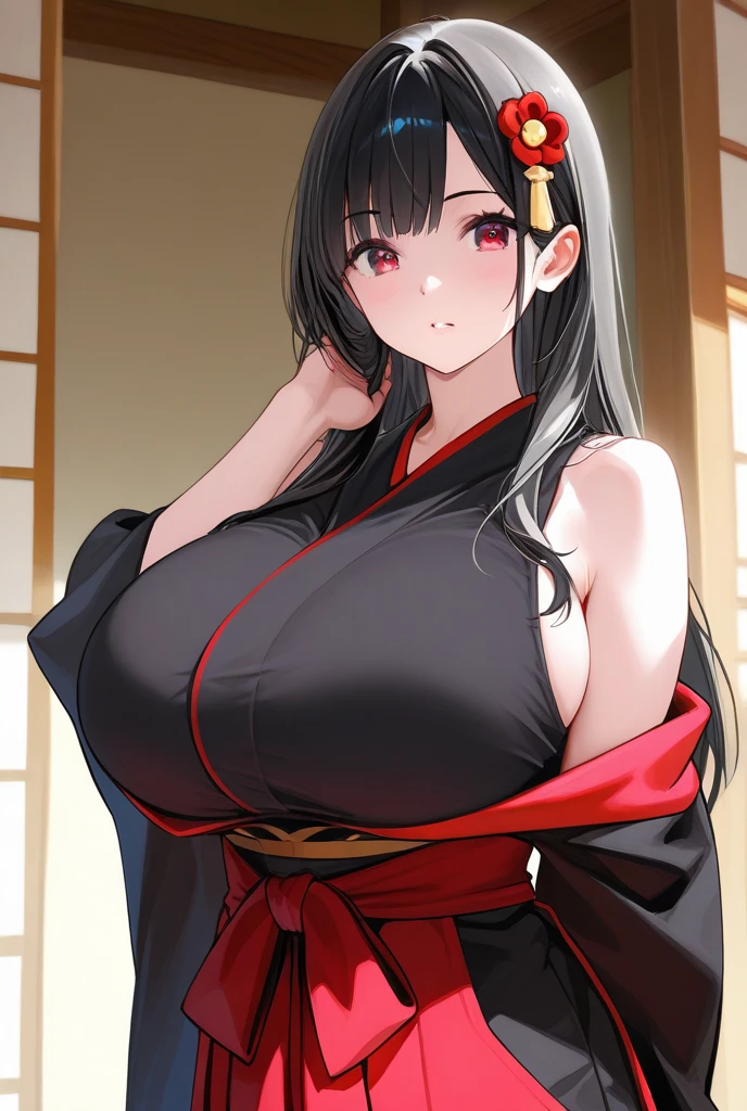 Japanese traditional clothing, Katsushika Hokusai Style, (cyber punk) (neon)、SakuraFubuki、kabuki、Japanese taste、Japanese tradition
