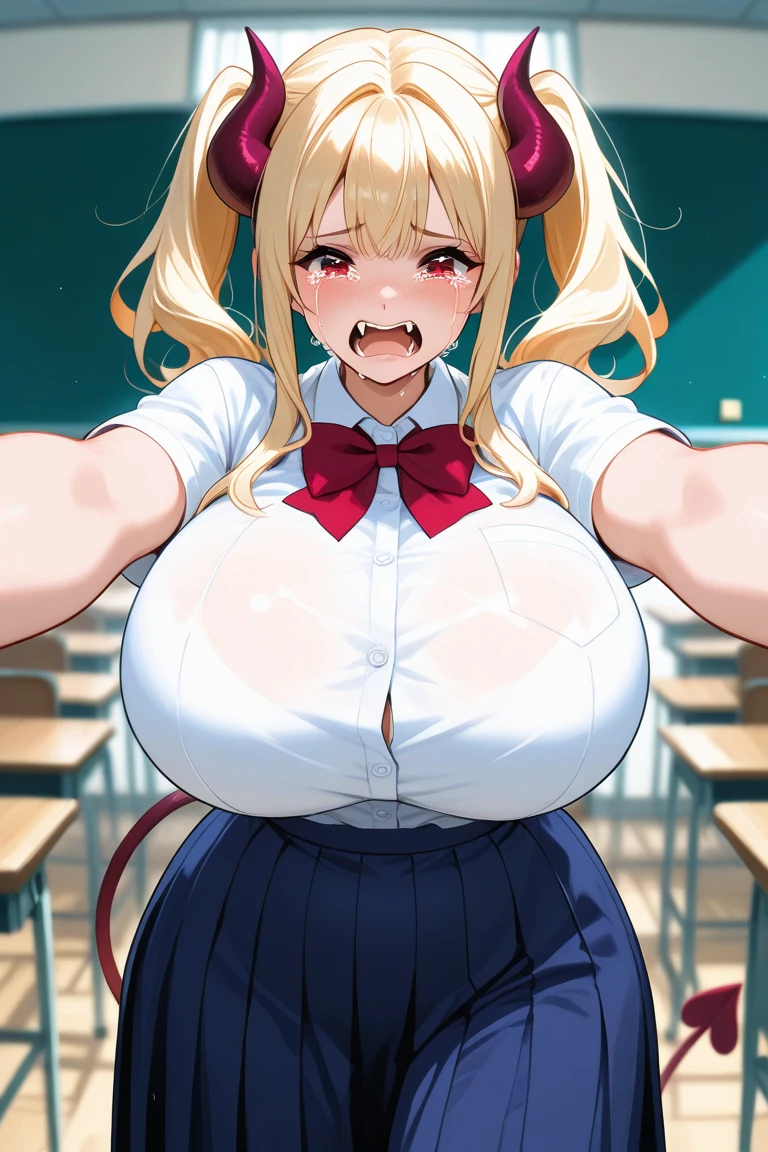 (perfect body),((table top, highest quality, High resolution, nffsw, perfect pixel))、Anime Screen Capture、((((rape、Bukkake on the stomach、surrounded by multiple men、multiple dicks))))、((obesity))、((blush))、1 girl,(((embarrassing、surprised)))、((hands behind head、both armpits、lying on the floor、)),(((huge breasts、swollen nipples、A man grabs my chest、being restrained)))、((((thick thighs、big ass、wide hips、legs spread))))、((blonde hair))、(((Drill perm、long hair)))、(((Red sci-fi suit、open-chested clothes、leotard with ruffles、white knee socks、Western Armor of Gaul))、(green eyes)、classroom、Noble、((lady))、