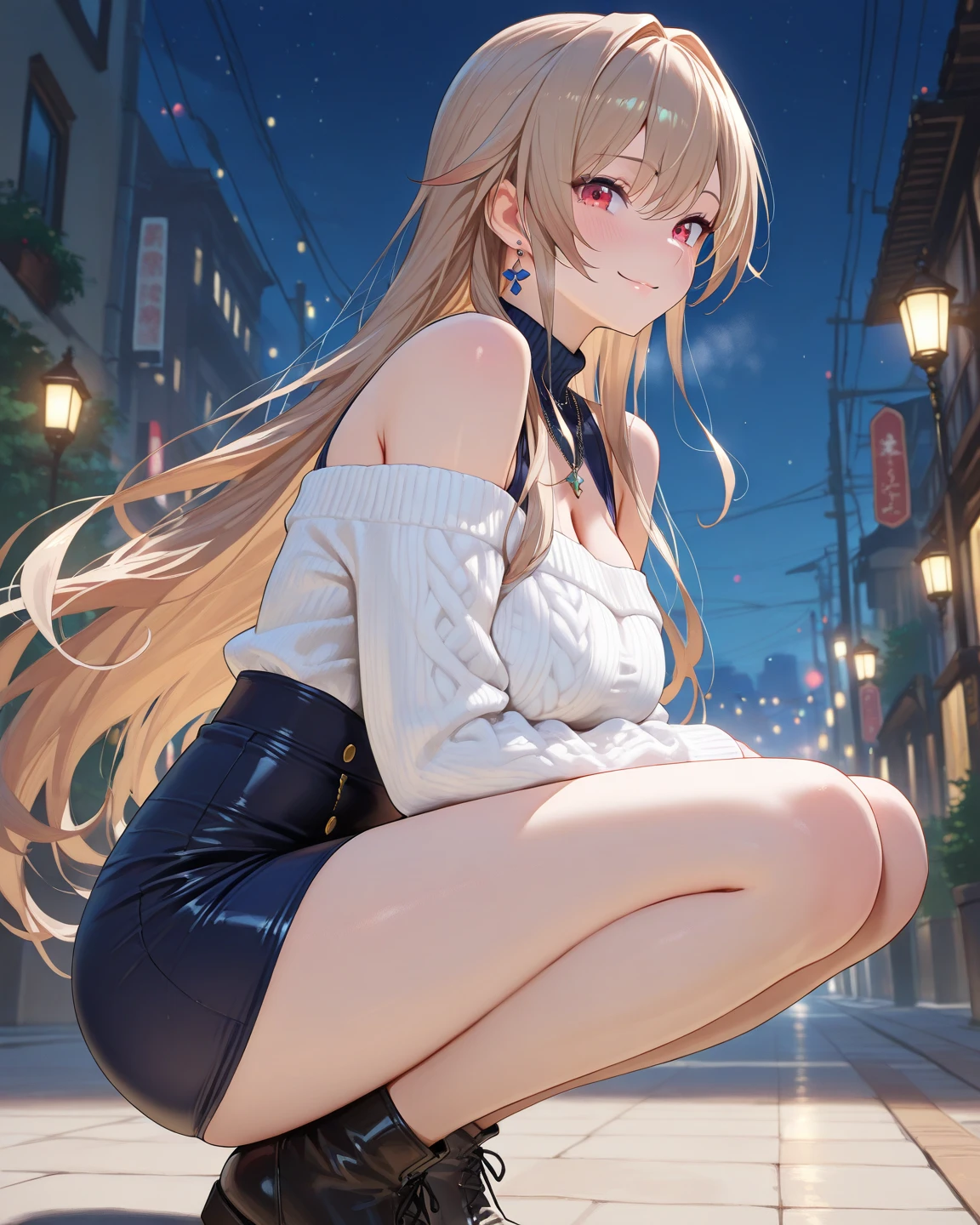 best quality,ultra-detailed,high resolution,extremely detailed CG,perfect anatomy,detailed,cinematic lighting,beautiful detailed eyes,ultra high res,pov,1girl,MILF,milf,gleaming skin,oil skin,large breasts,wide hips,skindantation,sweat,humid,clothed,curvy,blue red pink white,dashed eyes,(dress:1.8),(long layered skirt:1.6),layered skirt,nsfw,(Lift up the skirt:1.4),(panties visible:1.3),(cameltoe:1.2),(love juice:0.7),
frown,angry,contemptuous,disdain,hate,(blush:0.4),looking down,elegant,active angle,dynamism pose,(open legs:1.4),long skirt,(Bend your knees slightly:1.1)