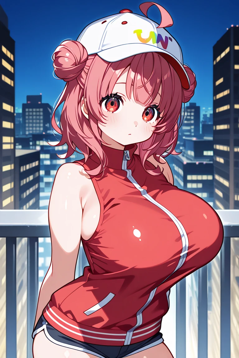 Sports Girl,(((1个Giant Breast Girl))),((animemanga girl，With extremely cute and beautiful bright red hair，walking seductively on the street)),


(Large breasts:1.4),A sagging breast,(((very light red hair:1.35,hair straight,long whitr hair:1.4,Colored inner hair,Ear breathing))),((Heterochromia,Eyes 1 blue,eyes 2 green,perfect  eyes,upturned eyes:1.3,美丽细致的眼睛,Delicate and beautiful eyes:1,There is a big bright spot on the eye:1.2)),((fat)),(((Glow skin:1.5,Brightens skin: 1.5,The skin is tanned,Glossy glossy skin,The skin is very radiant,shining body,plastic glitter skin,Exaggerated glowing skin))),(spider lower abdomen,Willow waist,Wide hips,Sporty body,inflatable legs,Delicate and delicate fingers,Detailed body,detailed arms,Human hands,Detailed hands),

cute big breasts,Debauchery,Tempting,pornographic,(((NSFW))),

Absolute opportunity,Clothing that exposes,show skin,((((underbust)))),((Magenta sports bra,Sport tong,Visible thong straps)),(Wear sportswear:1.3,track suit,Half-naked,The clothes are little,),(detailed outfits,Meticulous clothes),

(dynamicposes:1.0),Embarrassing,at centre,Scale to fit the dimensions,the rule of thirds,

Outdoor activities,((nighttime scene)),(Cyberpunk night street background: 1.5,Gloomy sky,alleys,lonely alley,Thick clouds,detailedbackground:1.25),

(Best quality at best),(A high resolution),(Focus sharp),(ultra - detailed),(The is very detailed),(extremely high quality artwork),8K_the wallpaper,(Extremely detailed CG 8k),(Very beautiful 8K CG),((Super super detailed perfect work)),flawless perfection,(((tmasterpiece))),illustratio,vivd colour,(iintricate),hight contrast,Selective lighting,double contact,HighDynamicRange (HighDynamicRange),Post-processing,The background is blurred out,